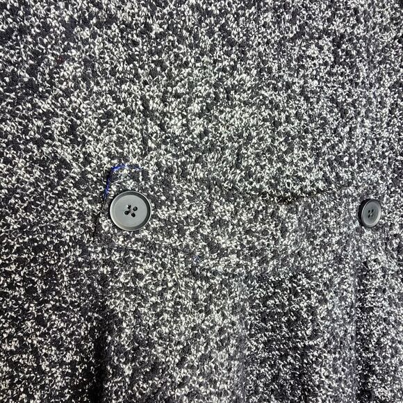 2X 18W 20W Torrid Black White Boucle Statement Coat Button Front Stretch Arms - Picture 8 of 9